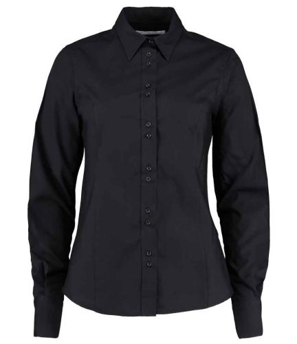Kus. Kit Lds T/F L/S City Shirt - Black - 10